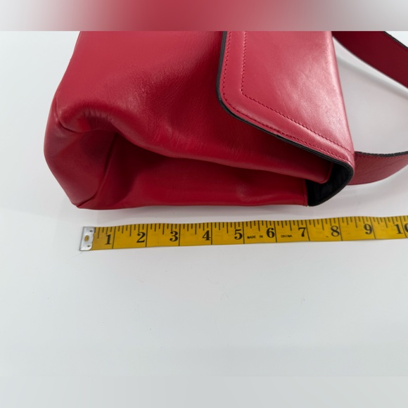 Adrienne Vittadini Red Satchel Shoulder Bag‎ - Picture 9 of 14